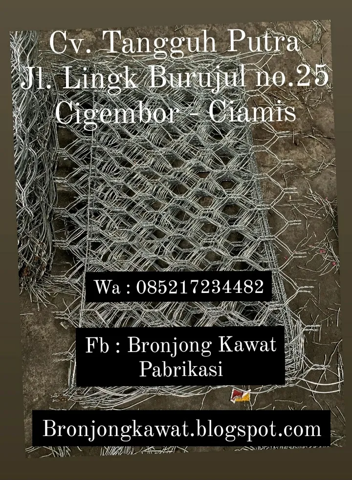 Termurah !!! 085217234482, Jual Bronjong Kawat SNI di Jabung, Malang