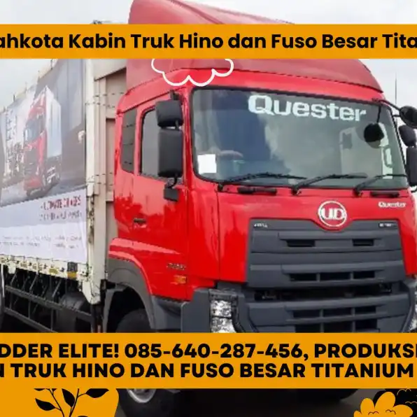 Produksi Cepat! 085-640-287-456, Produksi Mahkota Kabin Truk Hino dan Fuso Besar Titanium Fiber