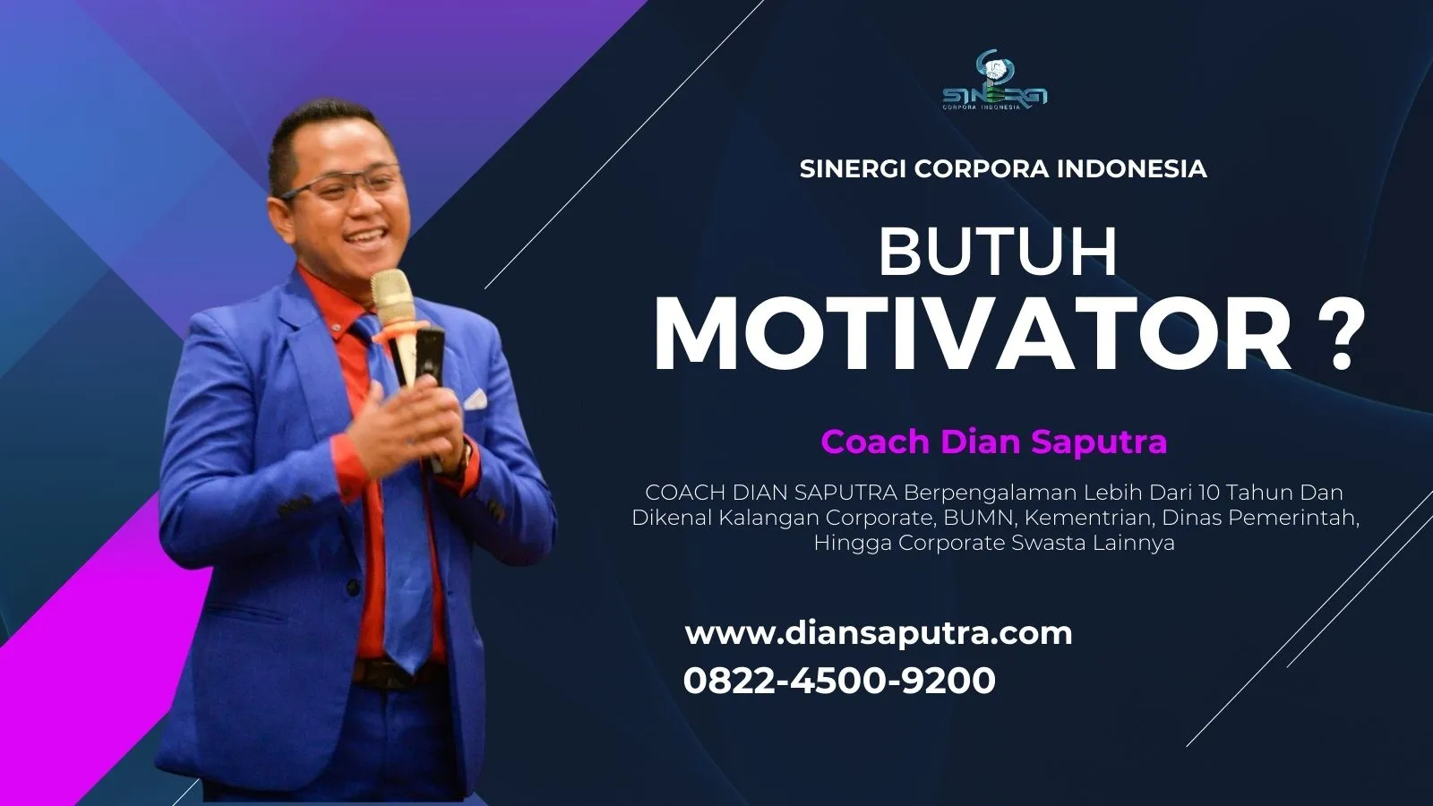 Trainer dari Serang, Terpercaya & Solutif, Dian Saputra