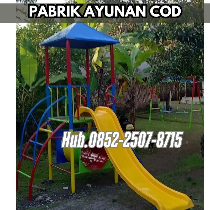 Hub 0852-2507-8715 TERBAIK ! ayunan besi depan rumah Dan mainan outdoor tk Kec Karangdadap Pekalongan  Bayar COD Free Ongkir