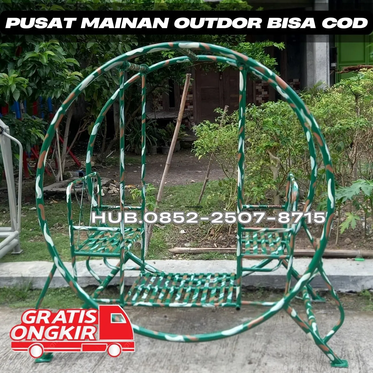 Desain ayunan besi hollow Dan produsen playground Kec Gunung Anyar Kota Surabaya