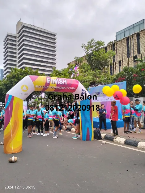 Jual Sewa Balon Gate Start Finish Kota Cilacap Jawa Tengah. Hub 081212020918