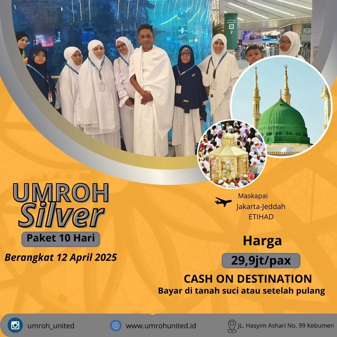 DEKAT KAKBAH, Biro Travel Umroh & Haji Tanpa Antri September 2026 Gunungkidul Jogja Jogja UMROH UNITED BANGKALAN