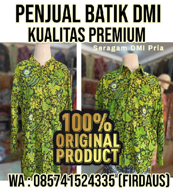 KUALITAS BATIK ASLI Penjahit Kemeja batik DMI Cilacap Jember Raudhah Batik Pekalon