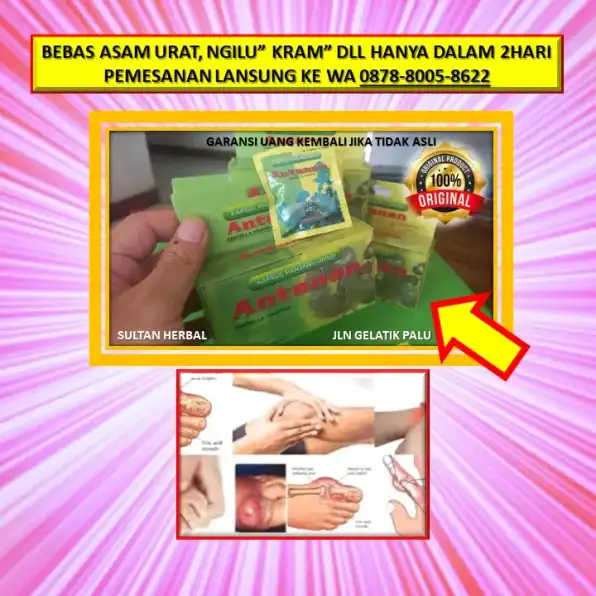 0878-8005-8622 Obat Asam Urat Bagus Di Kota Palu