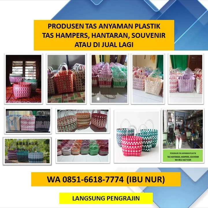 Beli Grosir Tas Anyaman Plastik Surabaya di Bengkulu, Distributor Tas Anyaman Plastik Makassar Sarolangun