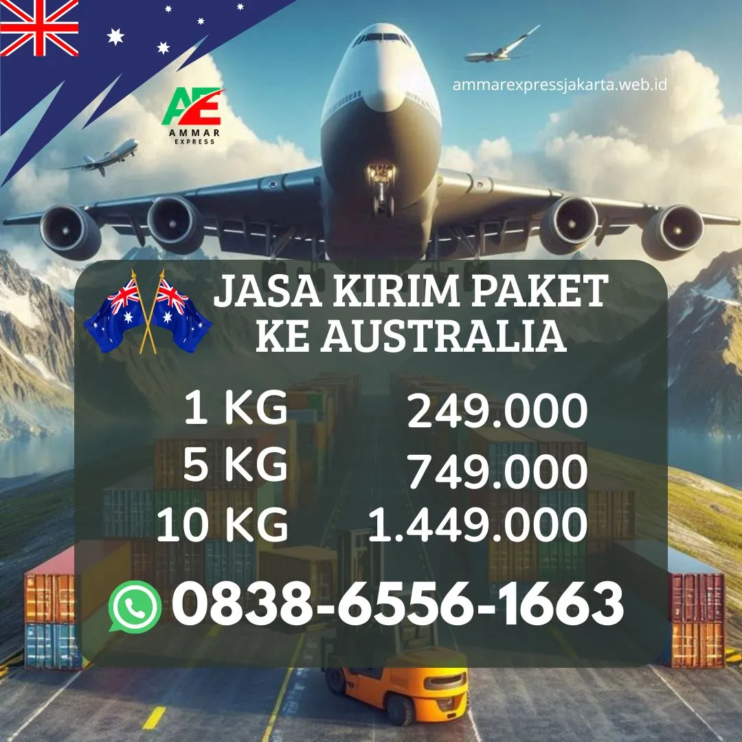 TIDAK RIBET, Jasa Kirim Paket ke Australia Bekasi