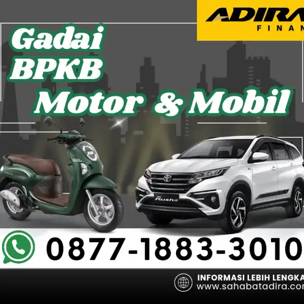 0877-1883-3010, Gadai BPKB Adira Jakarta