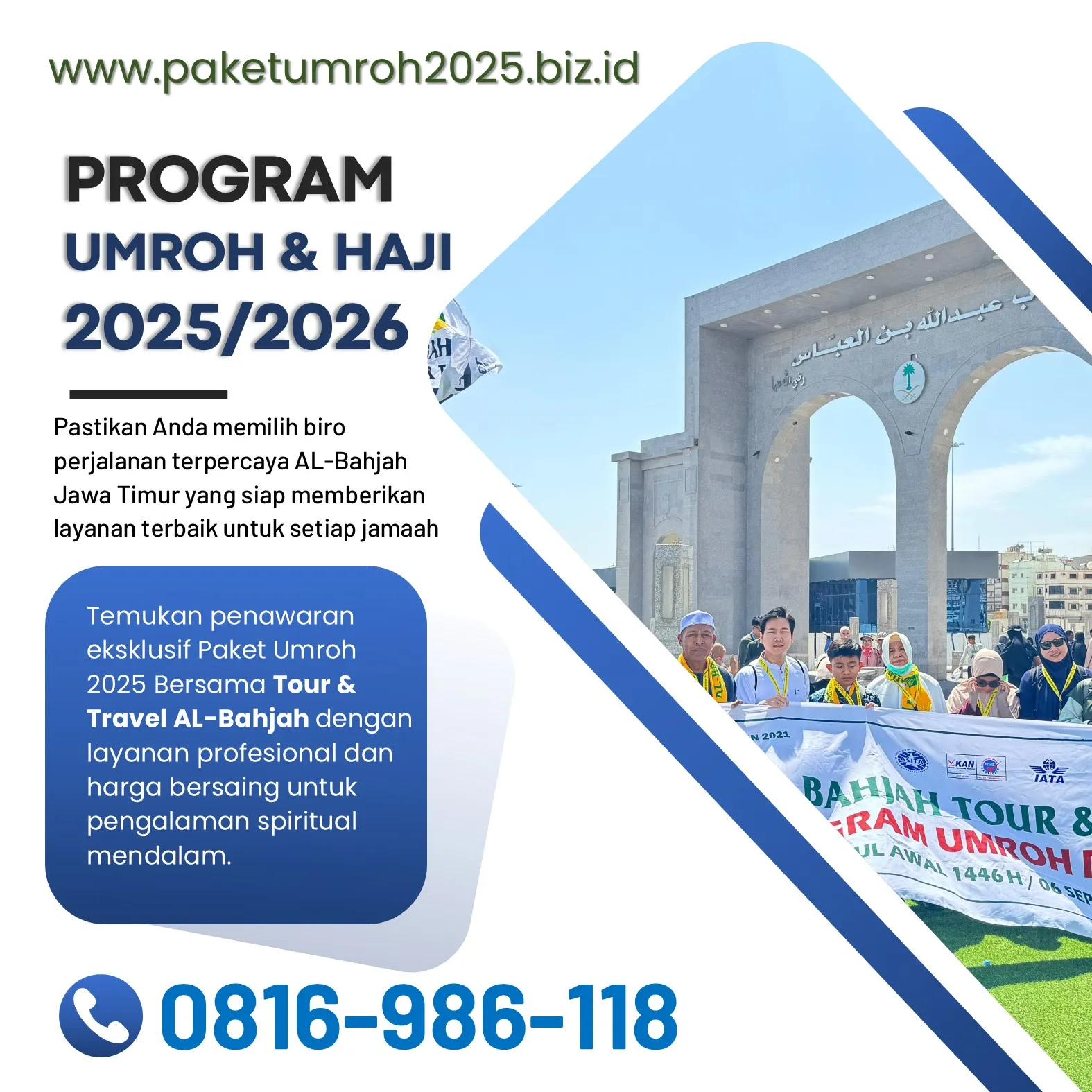 Travel Umroh Akhir Tahun 2025 Pagak Malang Bersama AL Bahjah