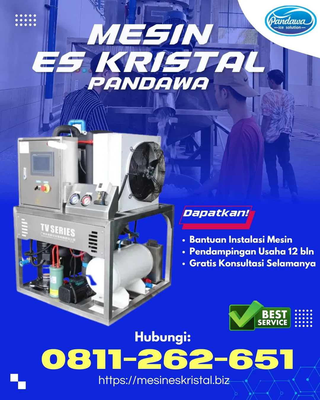 HARGA MESIN ES KRISTAL BANGGAI, SULTENG