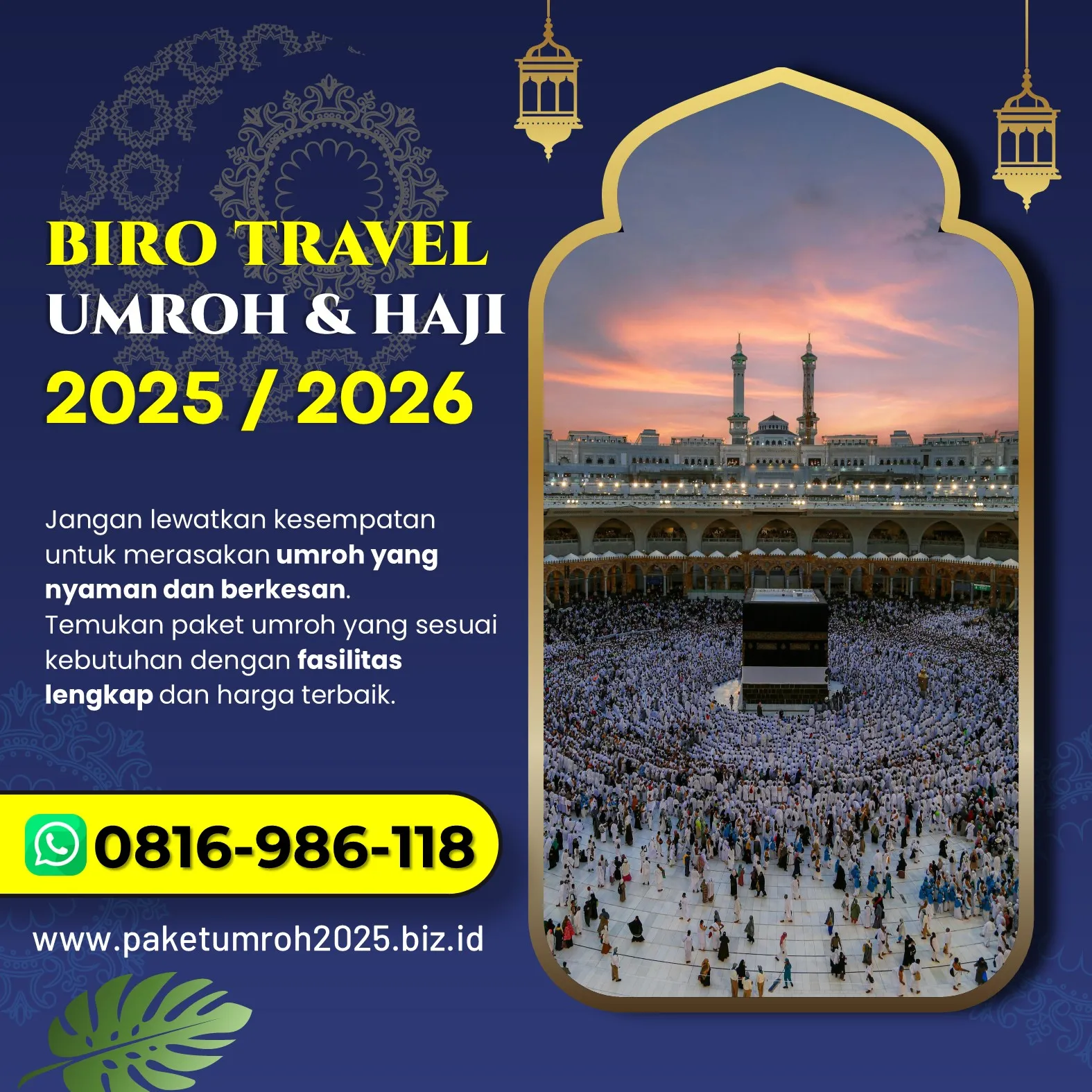 Travel Umroh Akhir Tahun 2025 Nglegok Blitar AL Bahjah