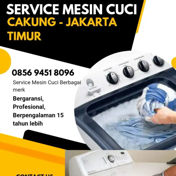 Jasa Perbaikan Service Mesin Cuci Cakung Jakarta Timur 0856 9451 8096