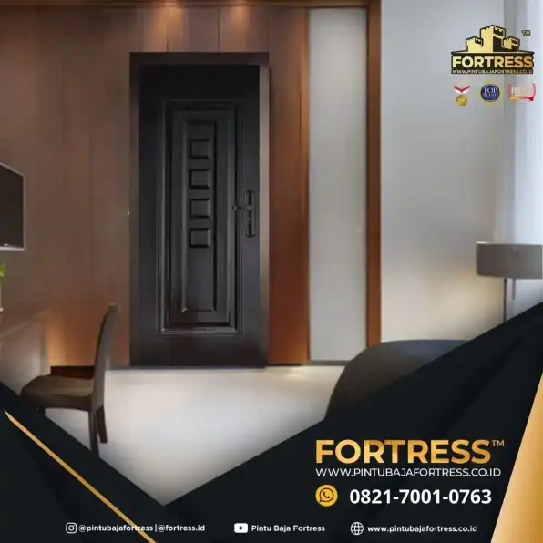 TAHAN LAMA..!! WA 0821 7001 0763 (FORTRESS) Kusen Pintu Rumah Motif Kayu 1 Daun Di Mempawah