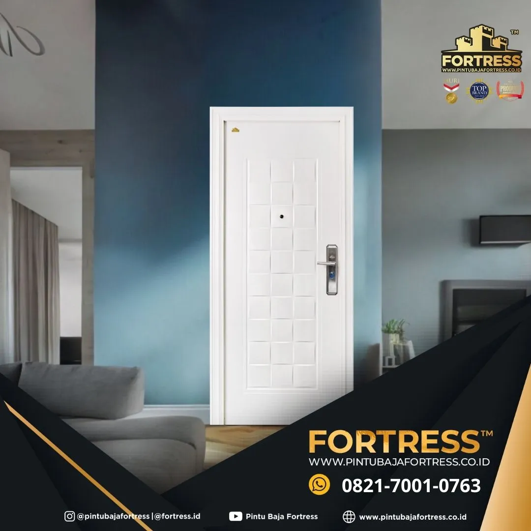 (FORTRESS) Pintu Kamar Motif Kayu Minimalis Kupu Tarung Di Pontianak