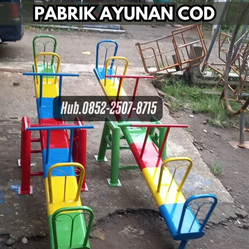 Contoh Ayunan Besi Custom Dan Perosotan Anak Kec Cigedug Garut