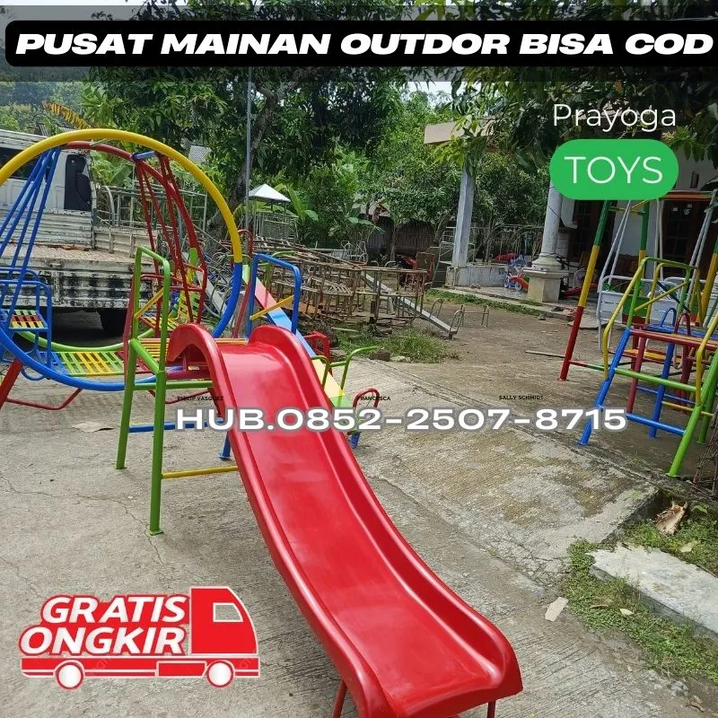 Desain ayunan besi hollow Dan produsen playground Kec Prambon Sidoarjo