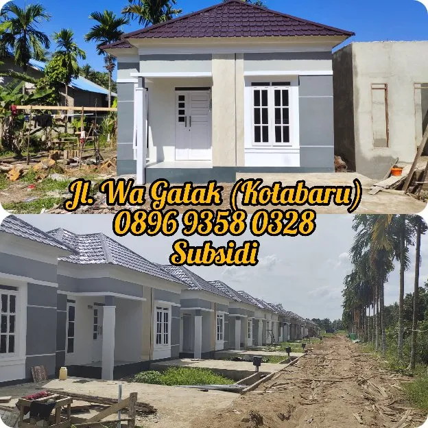 Rumah Subsidi Murah Kotabaru Pontianak,Rumah Subsidi Dekat Rumah Radank Kotabaru