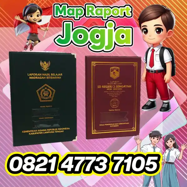 0821-4773-7105 Cetak Map Raport Sampul Ijazah di Gedangsari Gunungkidul