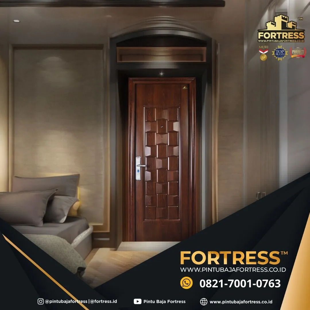 (FORTRESS) Pintu Baja Tahan Api 1 Daun Di Palu