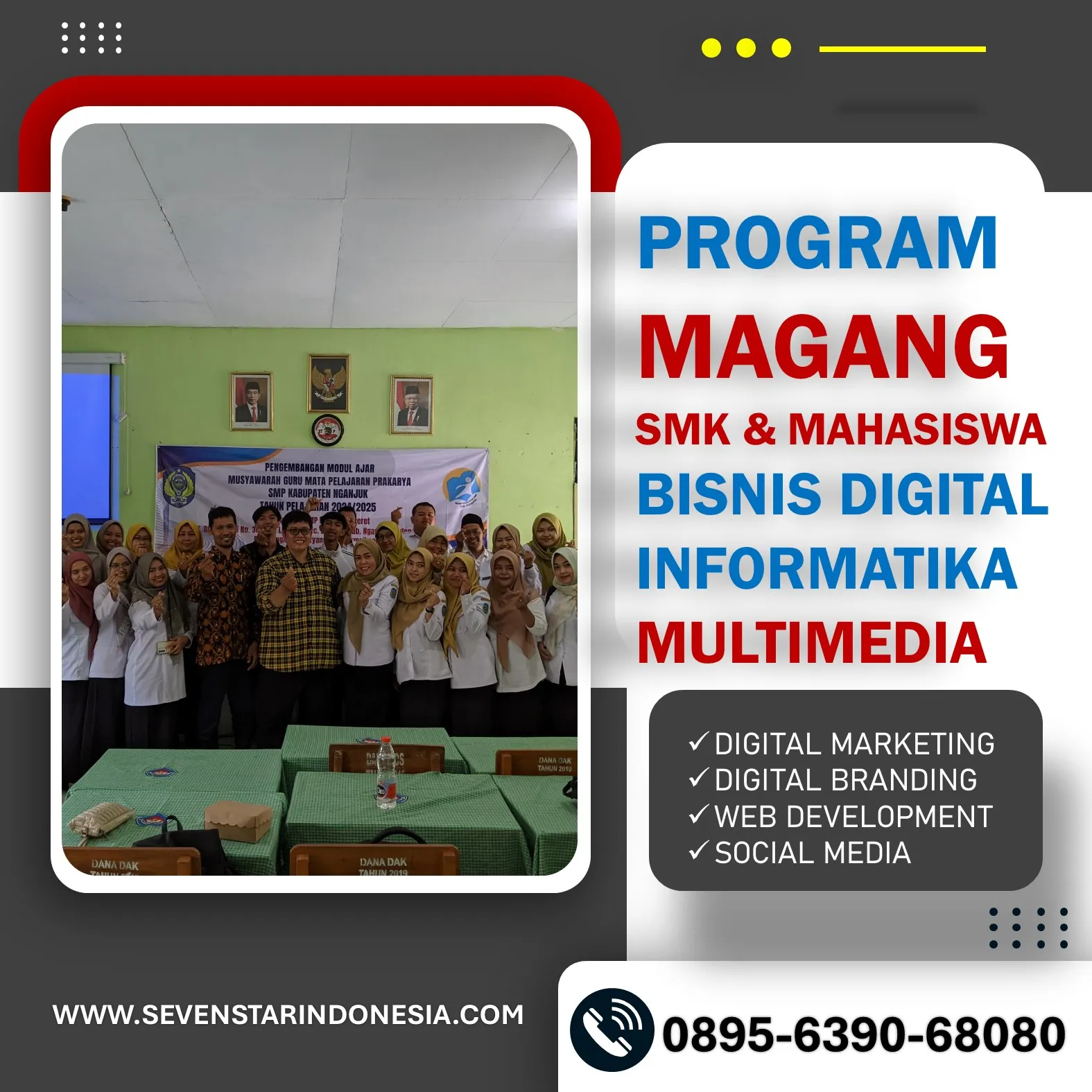 Hub 0895-6390-68080, Daftar Magang Mahasiswa 1 Bulan di Kepanjen - Bangun Karir Anda!