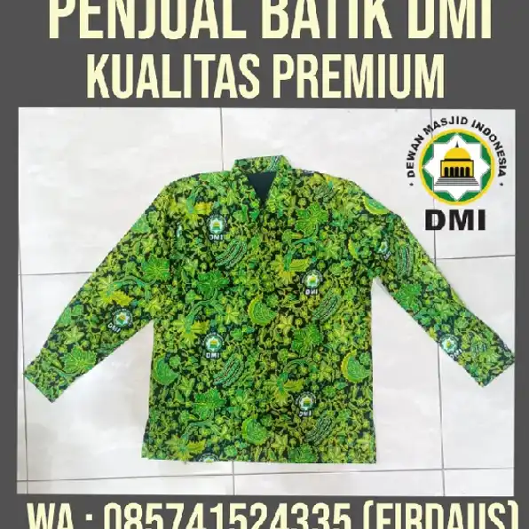 085741524335 (WA) Pesan Baju batik DMI Tana Tidung Surabaya Raudhah Batik Pekalongan