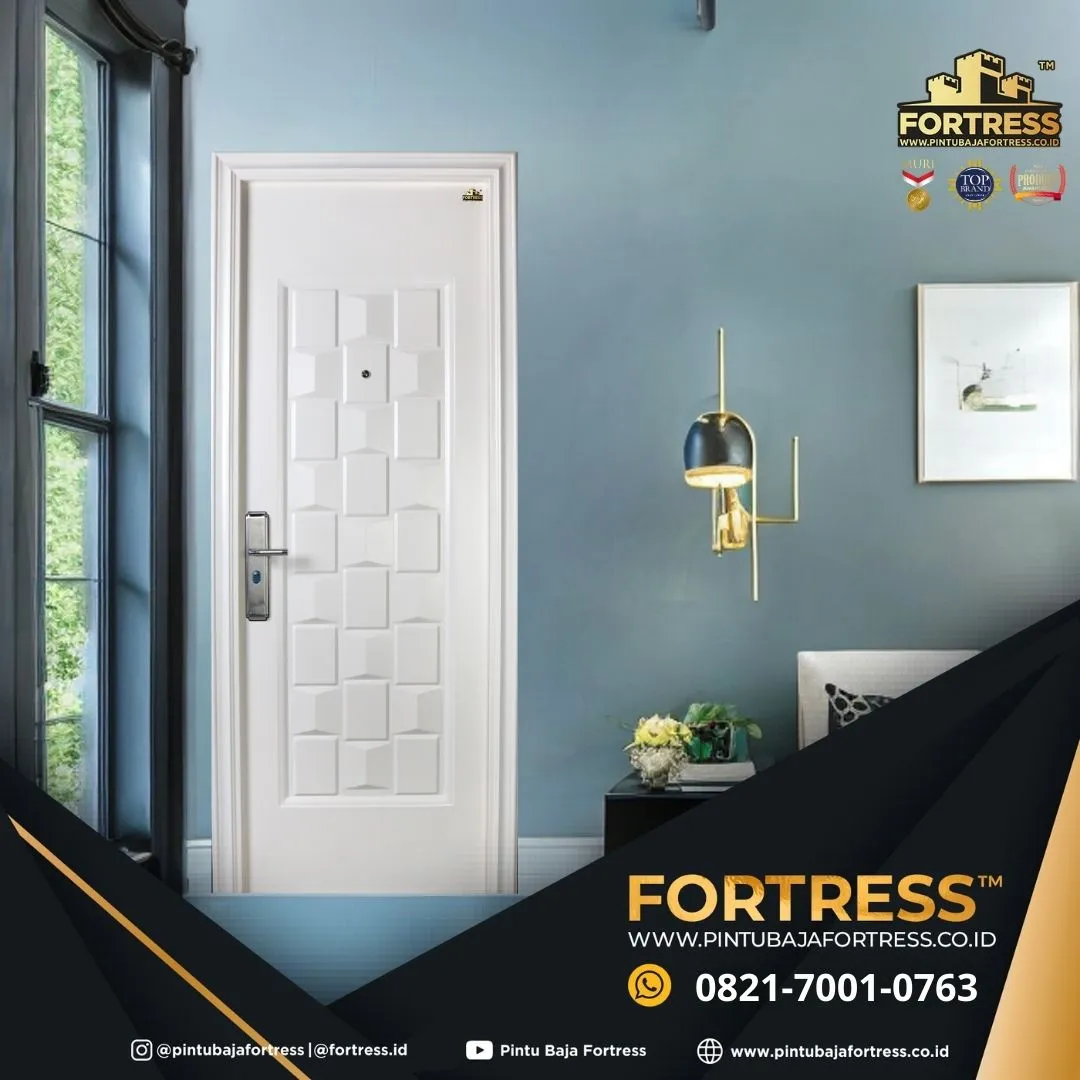 (FORTRESS) Pintu Baja Kusen Kayu Di Banjarmasin