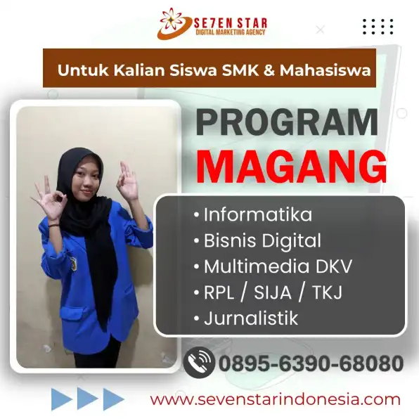 WA 0895-6390-68080, Lowongan PKL Bisnis Digital di Kediri yang Terbaru