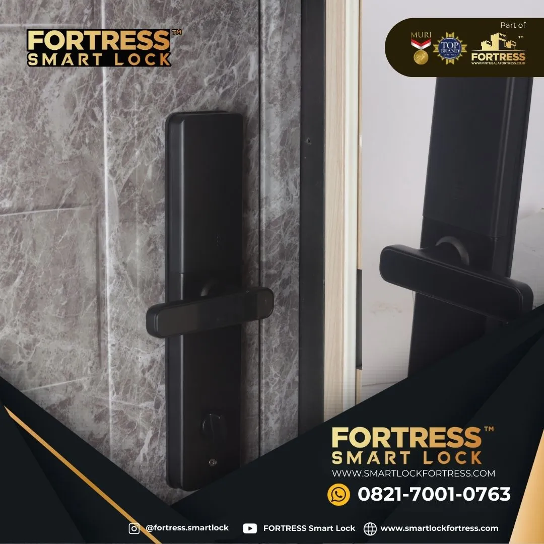 (FORTRESS) Smart Lock Door Wide Lens Camera Di Palu