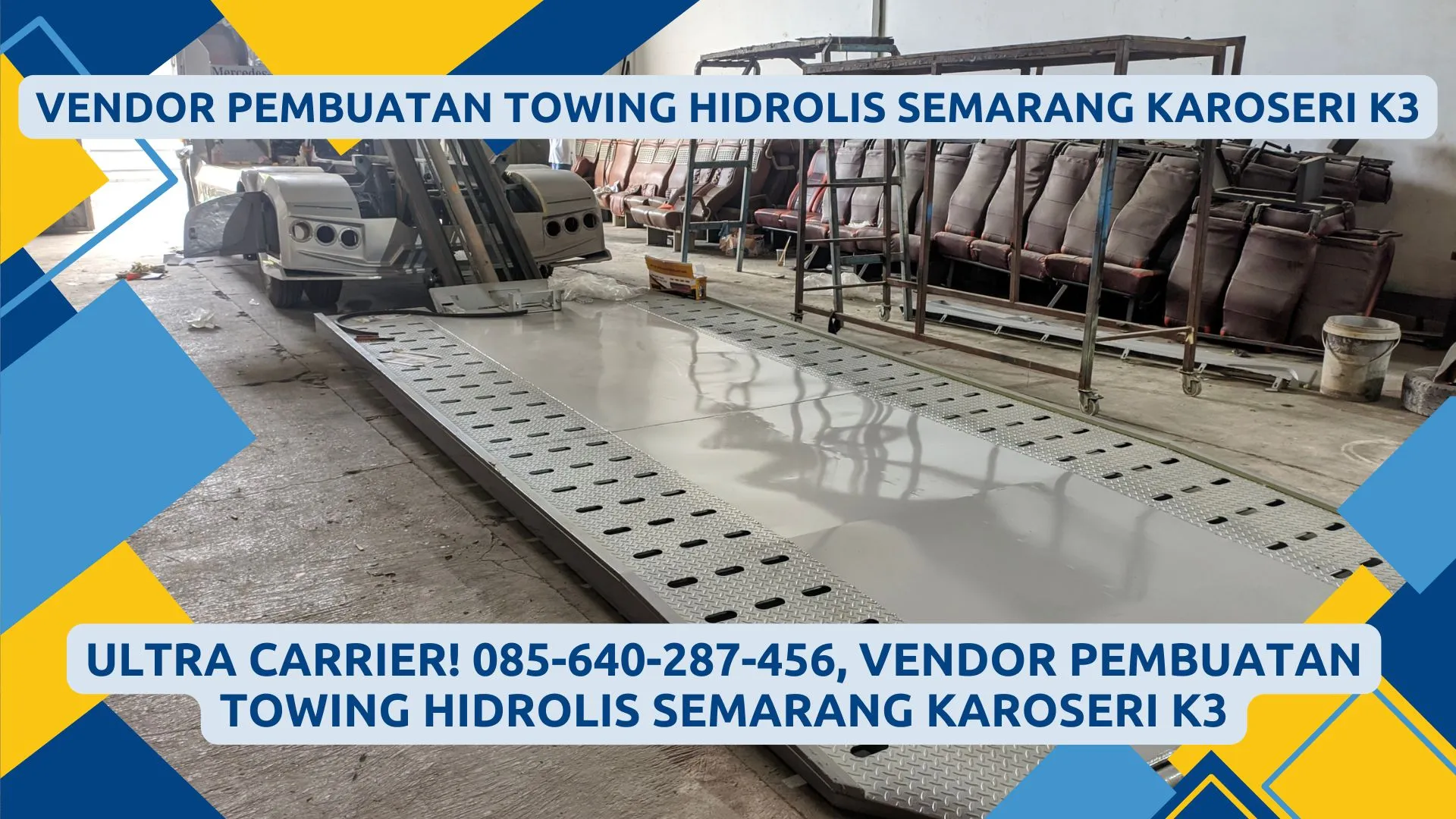 Ultra Carrier, Vendor Pembuatan Towing Hidrolis Semarang Karoseri K3