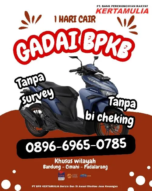 gadai B P KB motor Bandung proses cepat bisa langsung cair