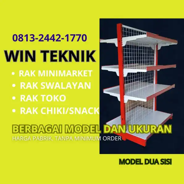 0813-2442-1770 HARGA PABRIKAN, Produsen Rak Minimarket Babakan, Cirebon