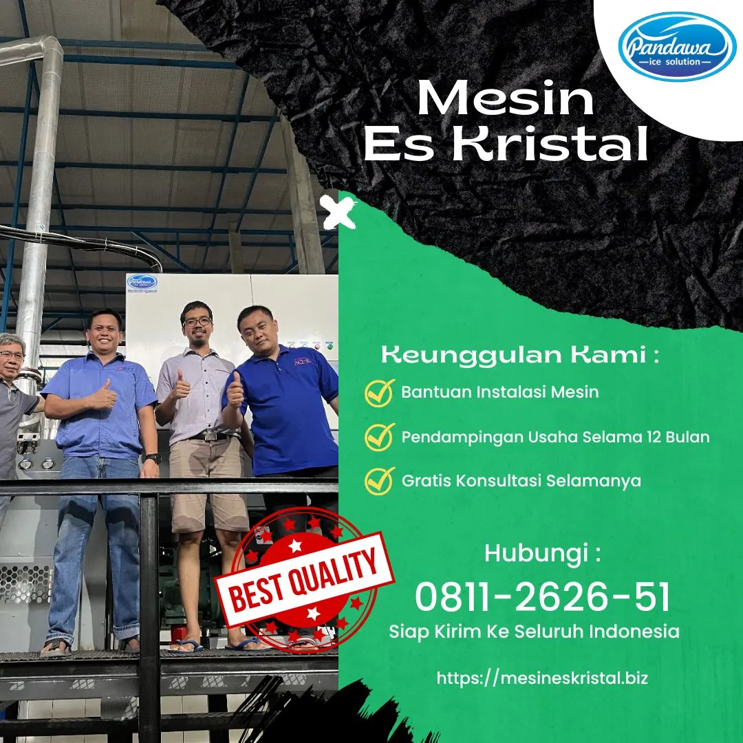 JUAL MESIN ES BATU KRISTAL, BUTON UTARA, SULTRA