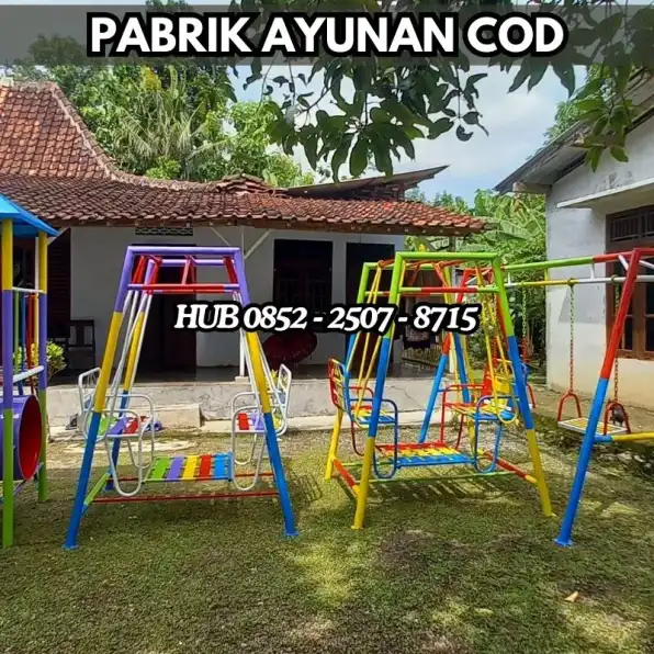 Hub 0852-2507-8715 TERMURAH !! ayunan besi kotak Dan mainan fiberglass Kec Kampung Laut Cilacap Bayar COD Free Ongkir