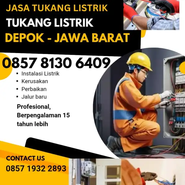 Layanan Tukang Listrik Daerah Depok Jawa Barat 0857 8130 6409