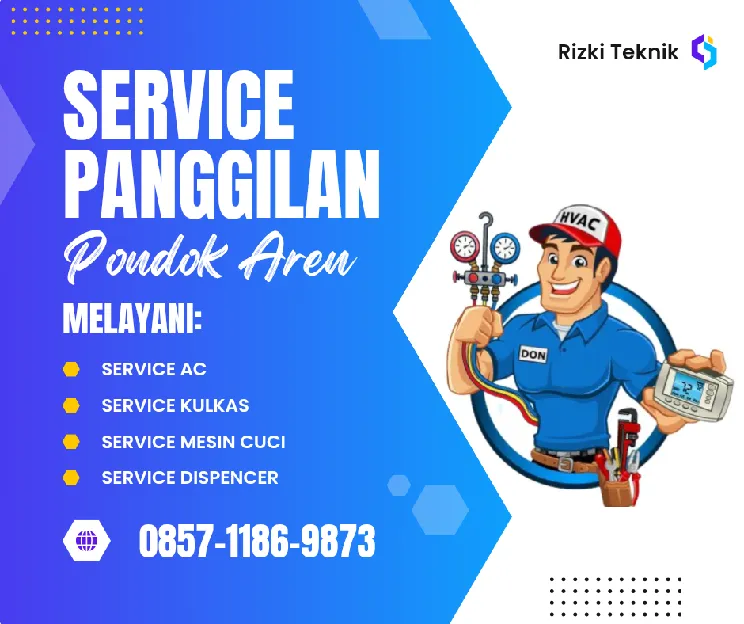 Service AC Rumah Pondok Aren, Cepat & Bergaransi