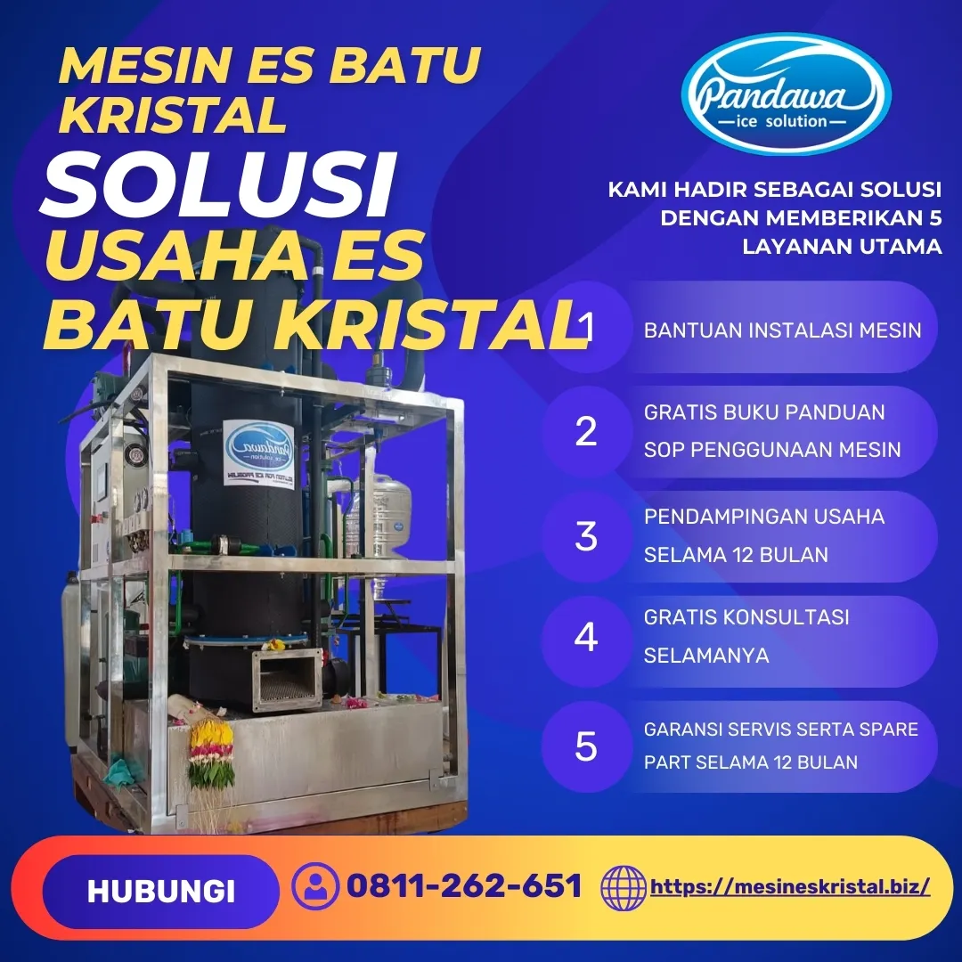 MESIN ES KRISTAL 1 TON, KEPULAUAN SELAYAR SULSEL