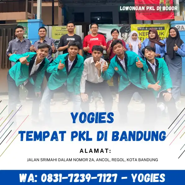 WA : 0831-7239-7127 ( YOGIES ) , Lowongan PKL Di Cimahi , Jurusan Multimedia