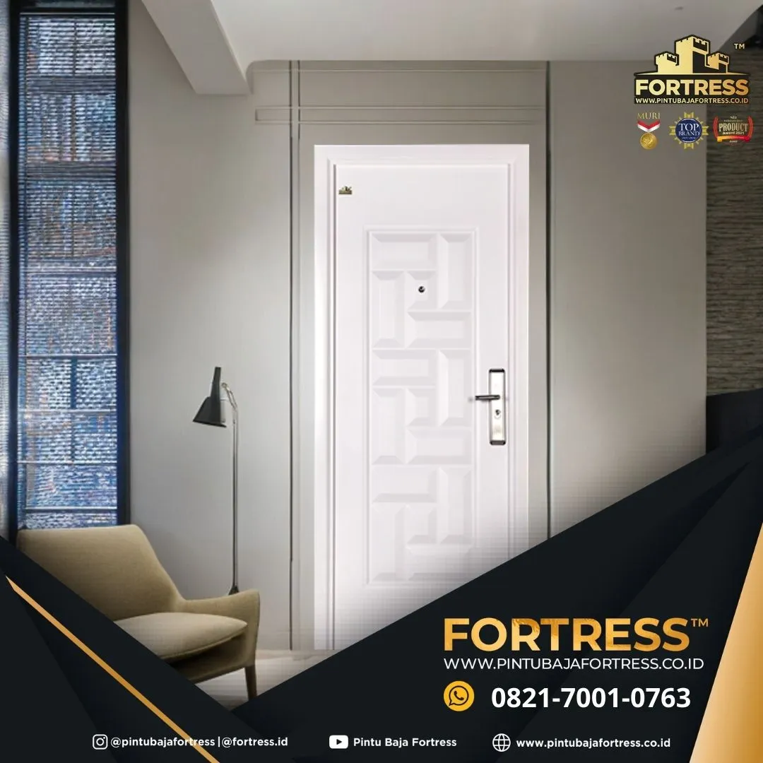 (FORTRESS) Pintu Baja Warna Hitam Di Banjarmasin