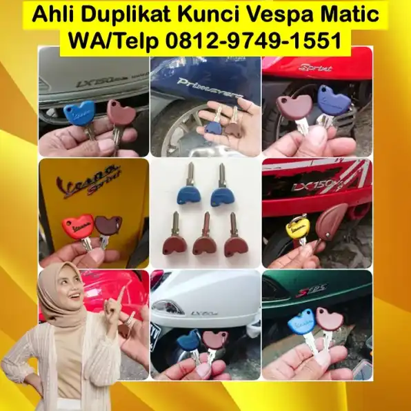 0812-9749-1551(WA), Buat Duplikat Motor Vespa Indramayu