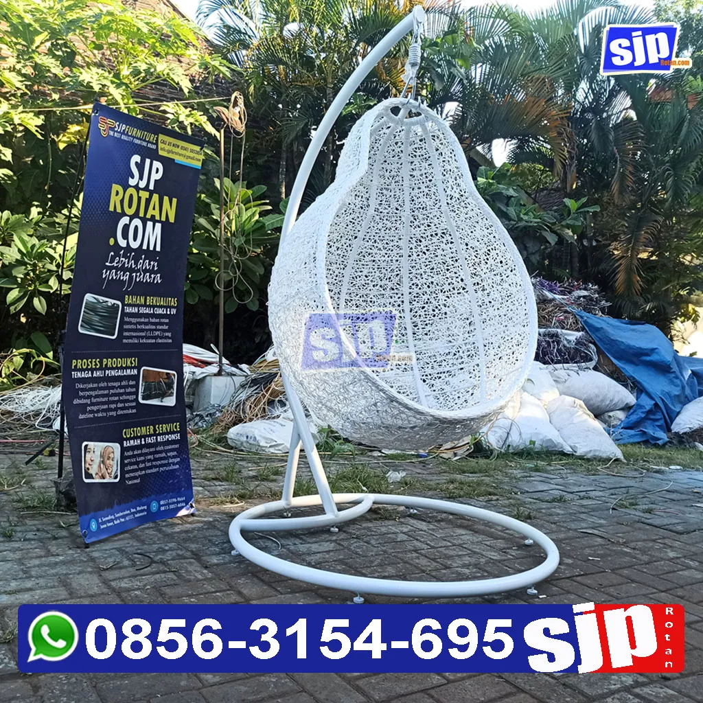 085755969664, jual kursi gantung ayunan rotan sintetis