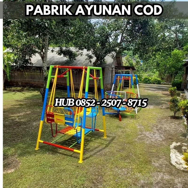 Hub 0852-2507-8715 DIJAMIN AMAN ! ayunan besi bulat besar Dan mainan playground Kec Cingambul Majalengka Bayar COD Free Ongkir