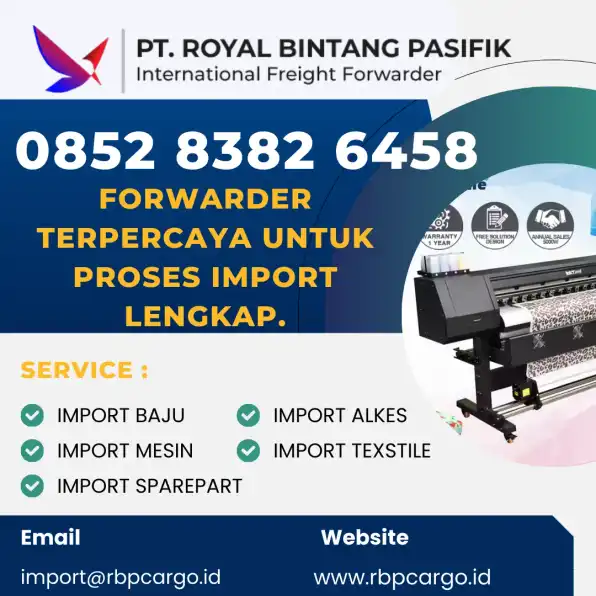 Forwarder terpercaya untuk proses import lengkap