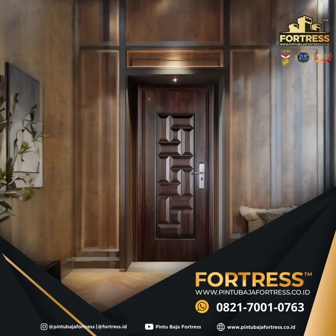 (FORTRESS) Pintu Baja 80X200 Untuk Pintu Utama Di Banjarmasin