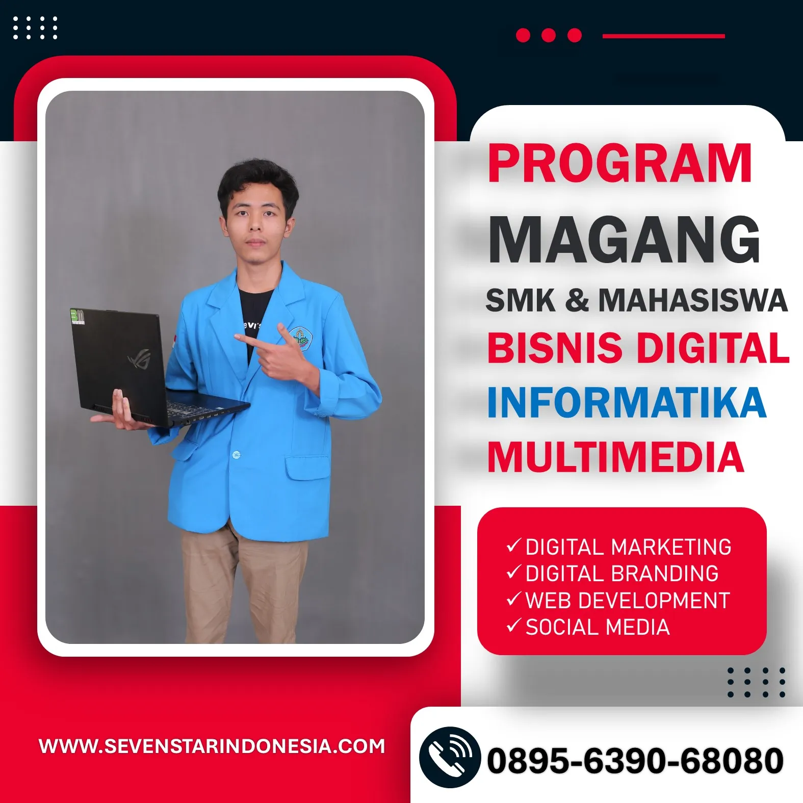 Hub 0895-6390-68080, Daftar Magang Mahasiswa 1 Bulan di Kota Batu - Pelajari Skill Baru!