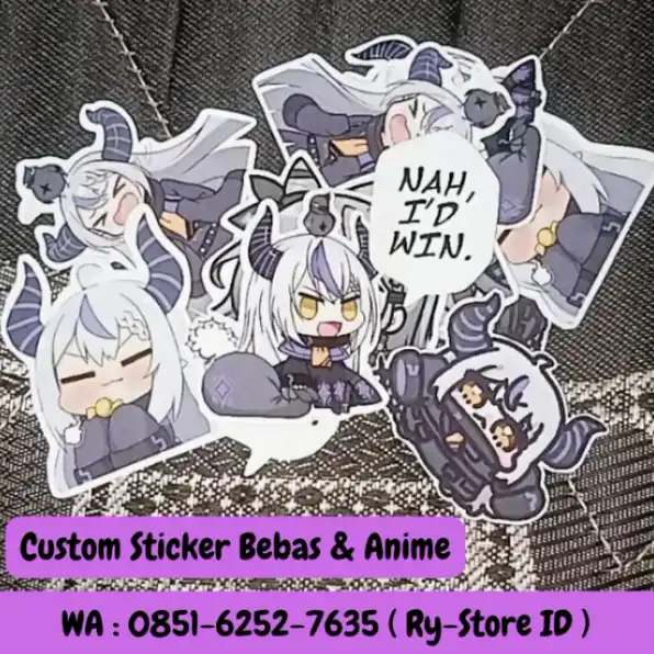 WA 0851-6252-7635 (Ry-Store ID), Sticker Anime Custom Bandung Barat