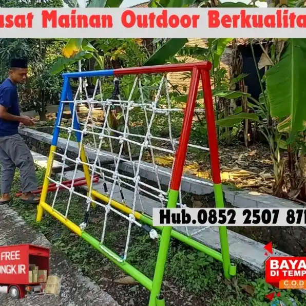 Hub 0852-2507-8715 TERMURAH !! Ayunan Besi Taman Dan Jembatan Goyang Kec Cawas Klaten Bayar COD Free Ongkir