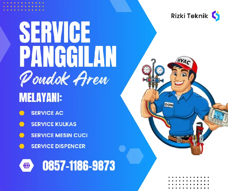 Service AC Pondok Kacang, Cepat Profesional & Bergaransi