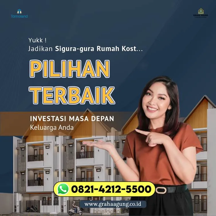 HIGH CLASS T821-4212-5500 Beli Rumah Kost Eco-Friendly Untuk Investor Properti Jawa Timur Banyuwangi GRAHA AGUNG HIGHLAND