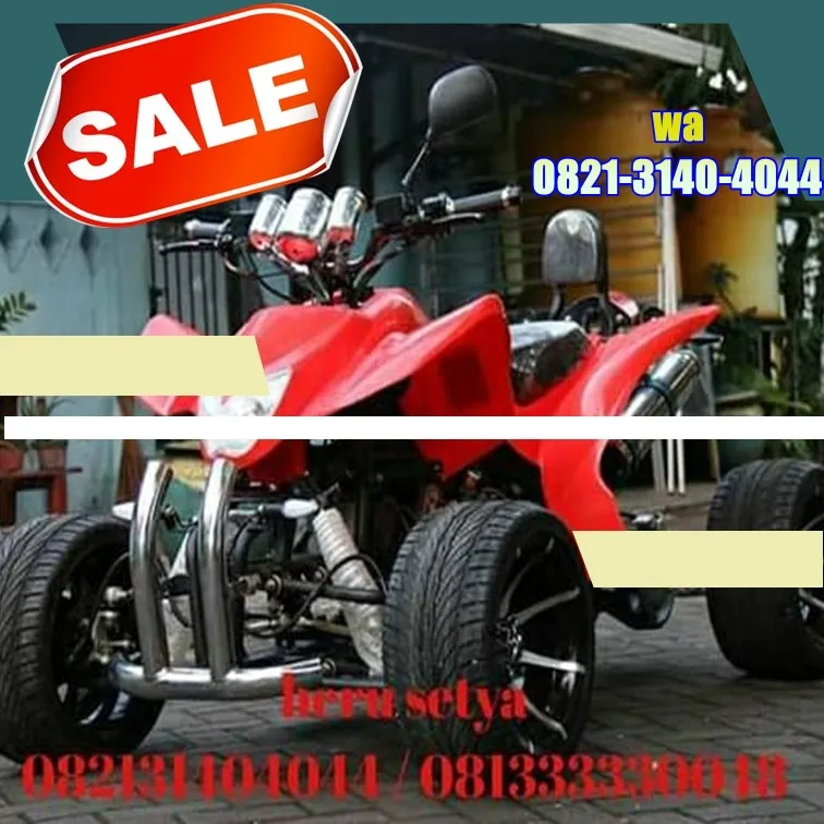 DISTRIBUTOR AGEN MOTOR ATV 150 CC sport ceper baru bukan bekas  SIAP KIRIM  PACITAN KEBONAGUNG