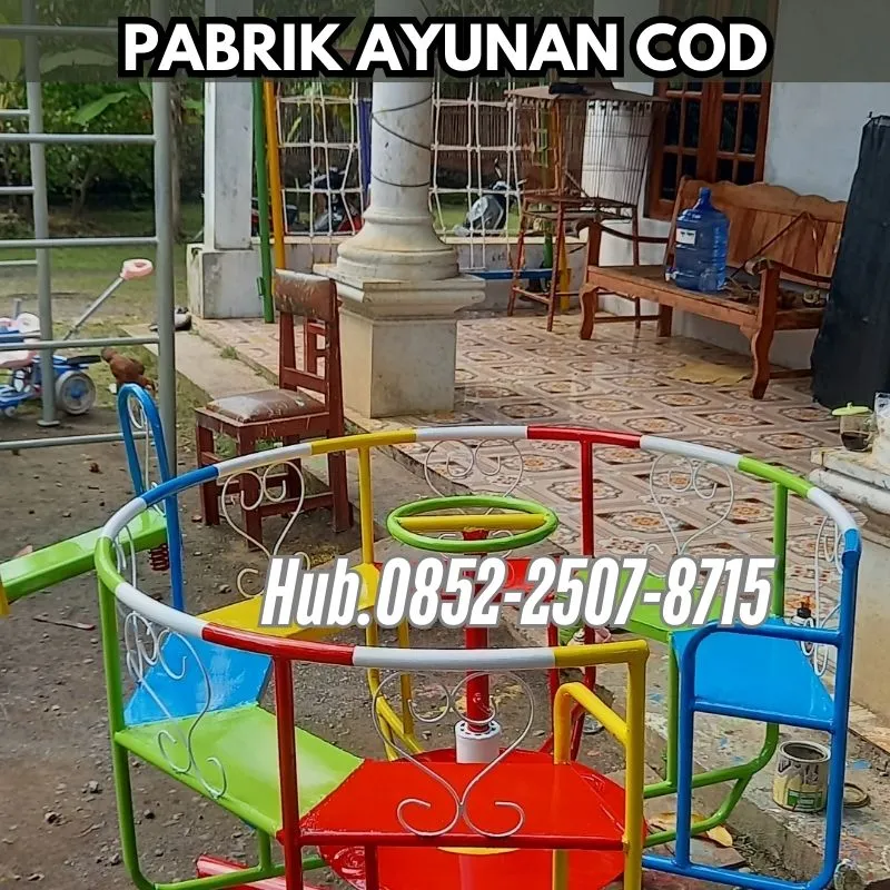 Hub 0852-2507-8715 DIJAMIN AMAN ! ayunan besi murah Dan Terowongan Paud Kec Talang Tegal Bayar COD Free Ongkir